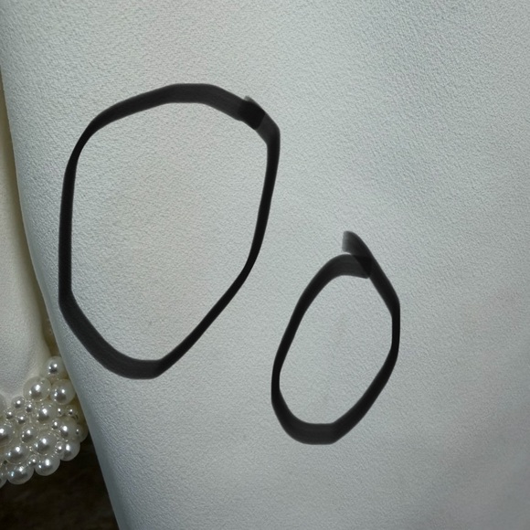 NADINE MERABI White Long Sleeve Dress Sz 6 - Picture 13 of 14